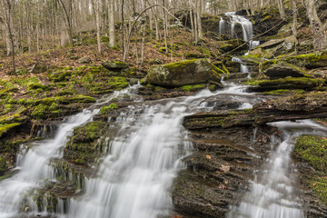 Falls on Bushnellsville Creek