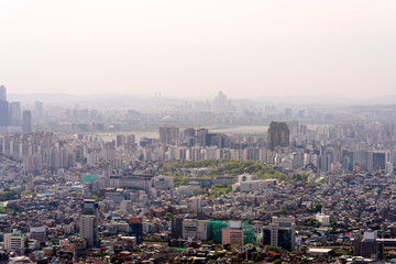 Seoul is groaning in fine dust from China