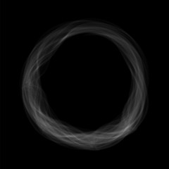 Smoke Ring_Text Frame #Vector Graphics