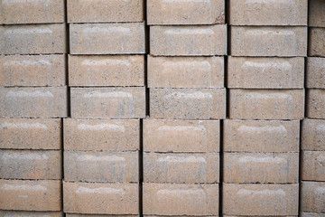stacking grey bricks background