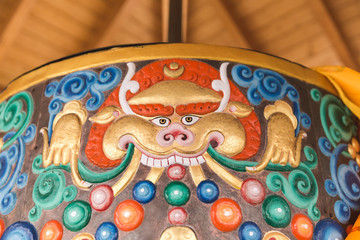 Design on Tibetan Prayer Wheel