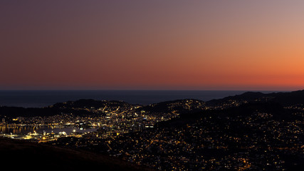 Wellington at night