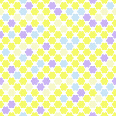 Seamless kids pattern in bright colors