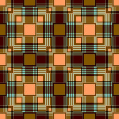 Seamless checkered plaid pattern