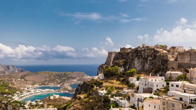 Kapsali Kastro, Kythera, Greece Timelapse