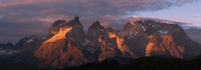 Pehoe lake, Torres del Paine National Park, Chile