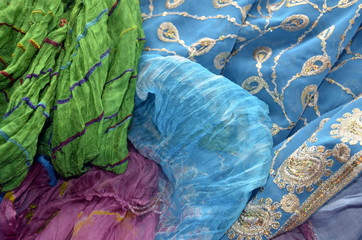 Foulards traditionnels indiens en vrac
