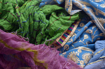Foulards traditionnels indiens en vrac