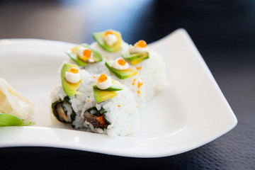 Japanese Rolls Close-up