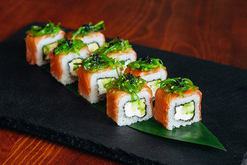  Roles with fish and rice