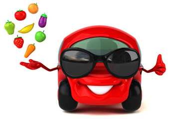 Fun car - 3D Illustration