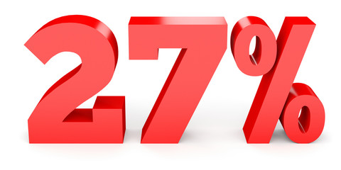 Twenty seven percent off. Discount 27 %.