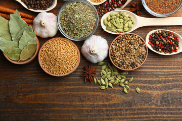 Set of different spices