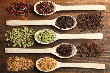 Set of different spices