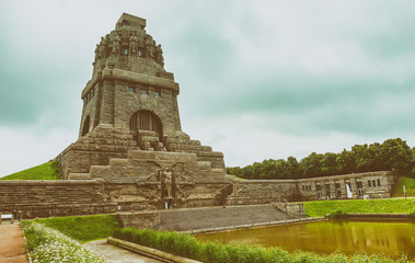 Fototapeta na wymiar Monument to the Battle of the Nations, Leipzig, Germany