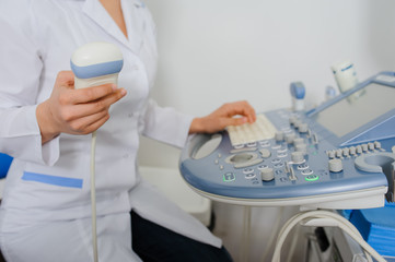 Ultrasound examination USG machine