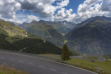 Alpine road in Austria