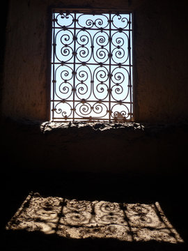 Moroccan window from inside - backlight