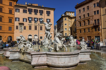 Fototapeta na wymiar Italien, Rom, Piazza Navona