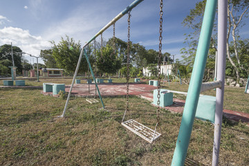 Fototapeta premium verlassener Spielplatz