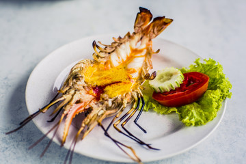 Grilled River Prawn