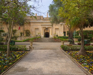 Der Garten des "San Anton Palace" in Attard auf Malta