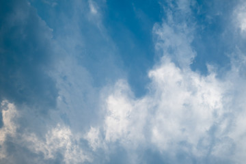 soft cloud with blue sky for backdrop background