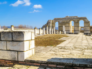 The Great Basilica in Pliska, capital of the first Bulgarian kingdom. Bulgaria