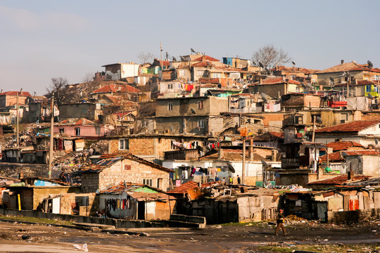 Slum Vorort Heruntergekommene Gegend