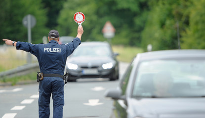 allgemeine Verkehrskontrolle im Odenwaldkreis