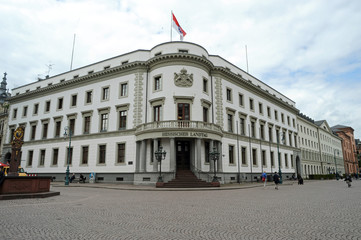 Fototapeta na wymiar Hessischer Landtag Wiesbadener Schloss