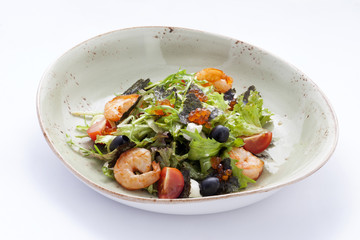 arugula salad with shrimp