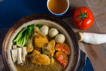 mixed fish ball noodles