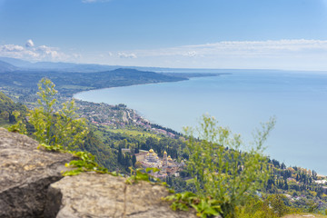 View from Iverian Mountain on Black Sea coastline
