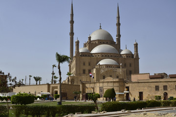 Alabaster-Moschee,  Aussenansicht, Kairo