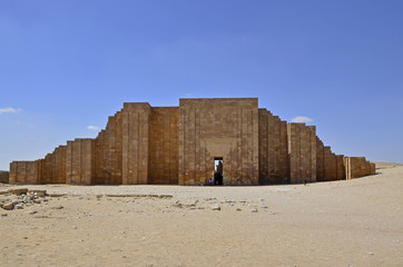 Eingang zur Paramidenanlage von Sakkara