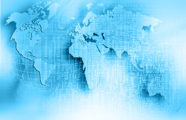 Obraz premium Best Internet Concept of global business.Technological background. Rays symbols Wi-Fi, of the Internet, television, mobile and satellite communications