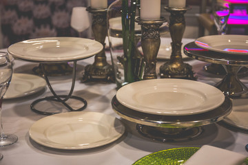 Fototapeta premium Served table in the restaurant