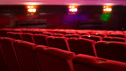 Empty Theater Chairs - 146230927