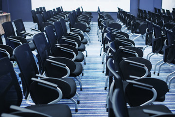Interior of empty conference hall