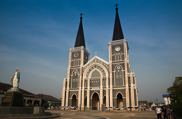 january 2017 : The Catholic Church Mae Phra Patisonti Niramon , Chanthaburi, Thailand