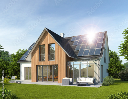 Haus 2 mit Wintergarten und Solardach\ Haus 2 mit Wintergarten und Solardach\