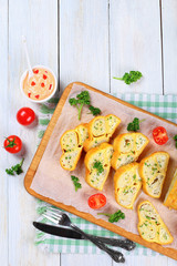  rolls Stuffed with minced chicken meat