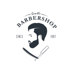 Barber shop logo. 