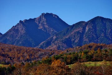 Fototapeta na wymiar 秋の八ヶ岳