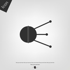  Old satellite vector icon