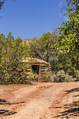 old historic dwelling in the desert