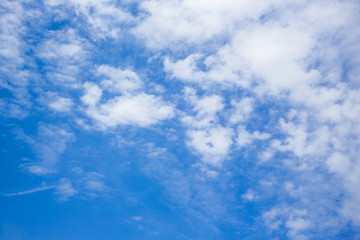 Blue sky and clouds