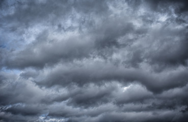 Dramatic clouds in the sky