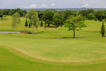 Landscape view of golf course at Philippines